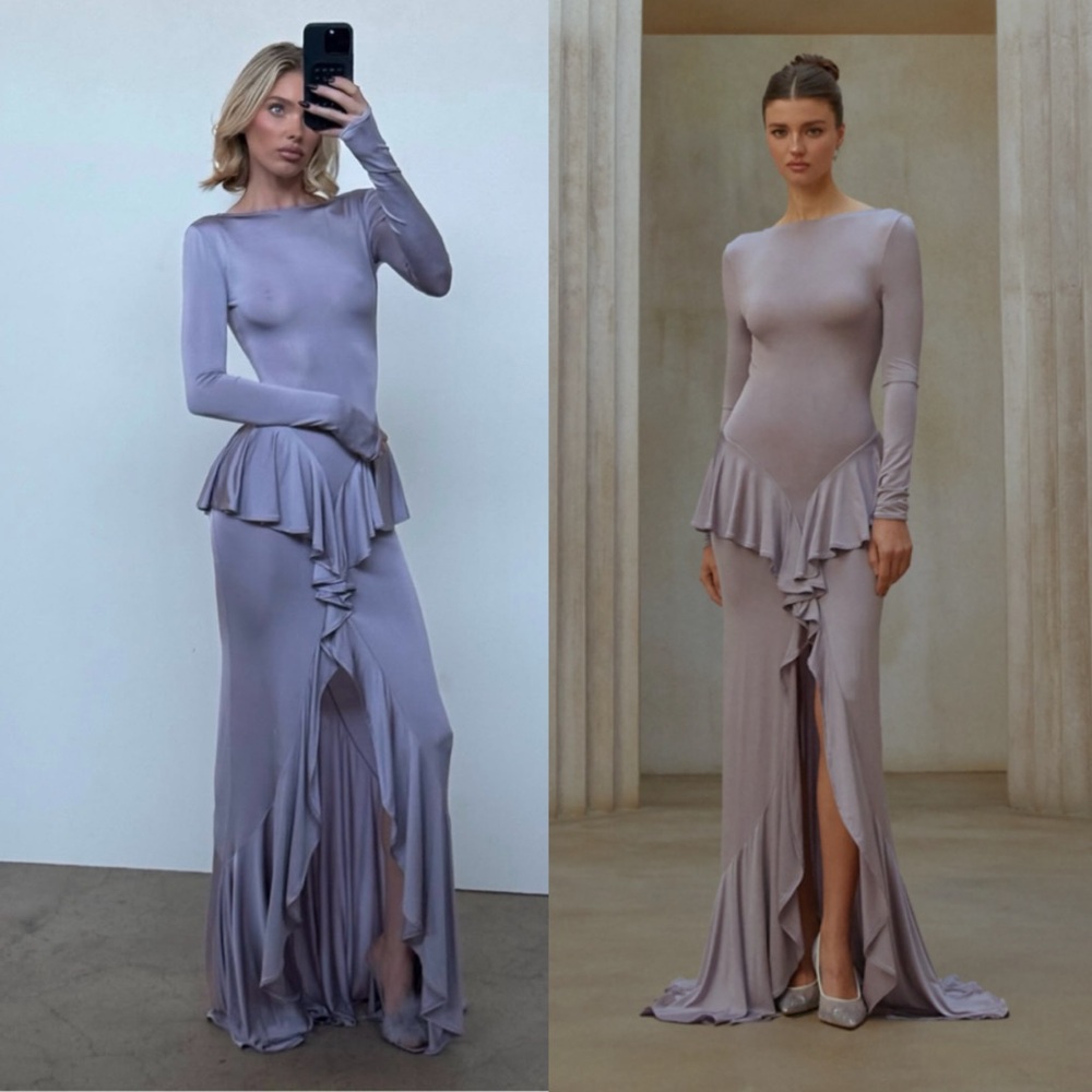 Helsa Amala Jersey Maxi Dress in Lavender Size Large NEW! New with tags! - Picture 11 of 11